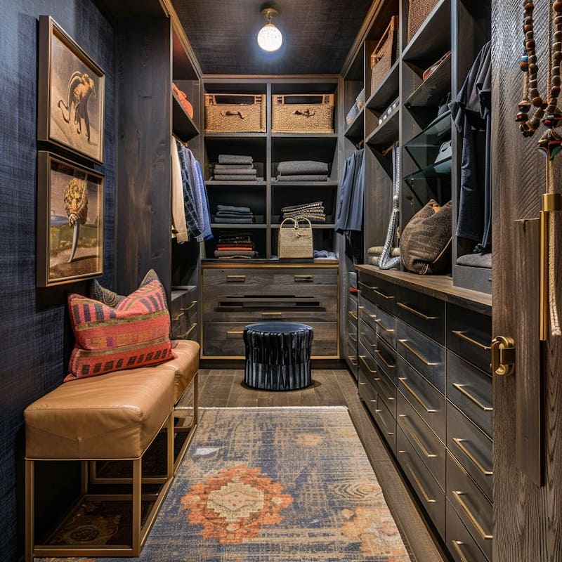 Walk-in closet lighting