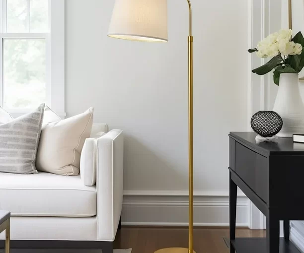 mid century style floor lamp