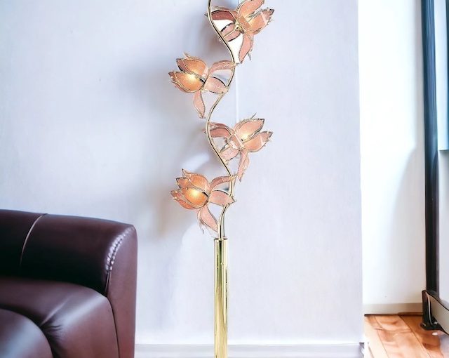 Brighten Your Decor with A Floral Floor Lamp