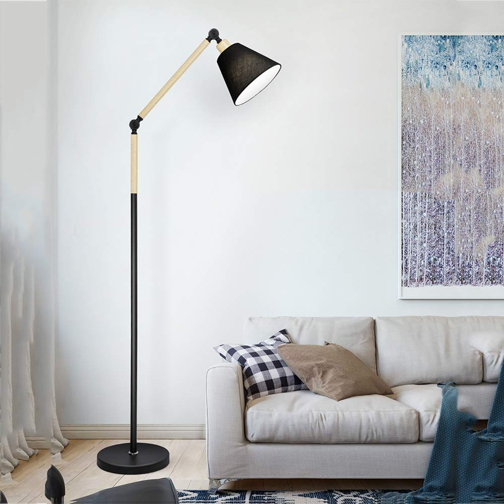 modern black floor lamp