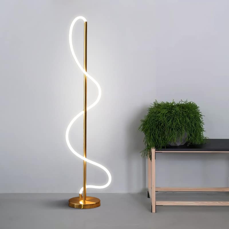 led light floor lamp