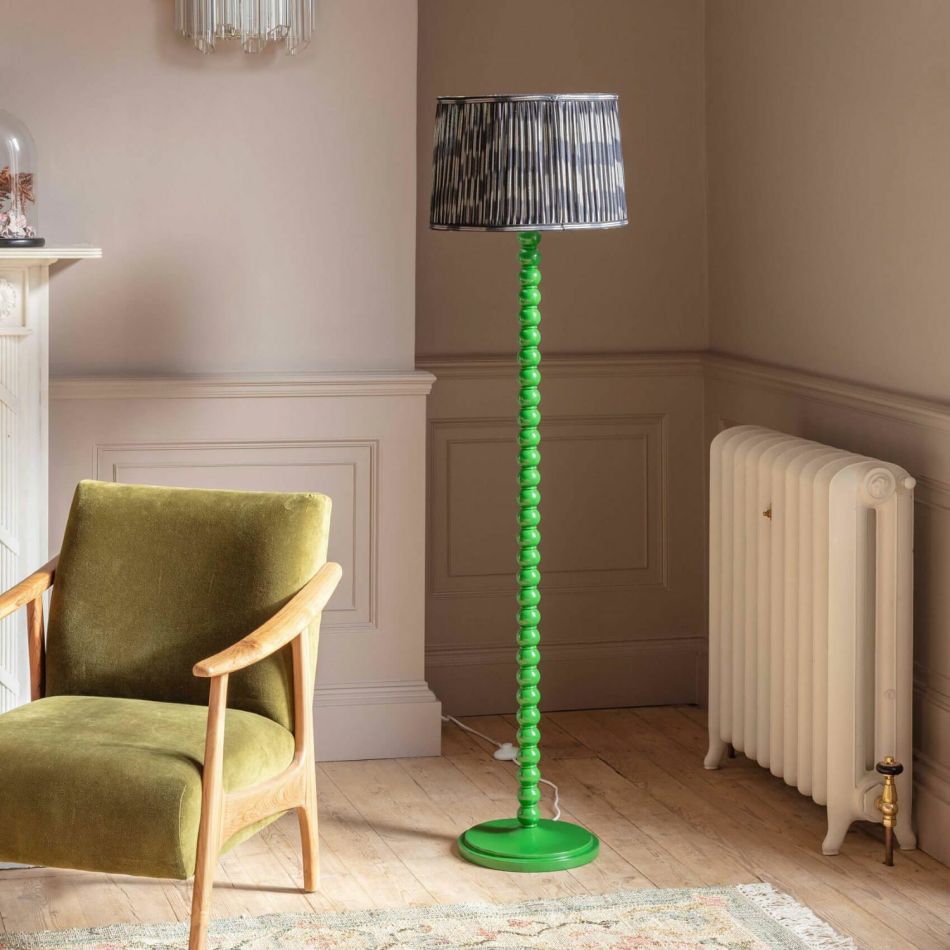 green floor lamp