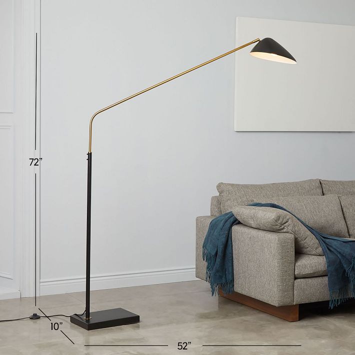 mid mod floor lamp