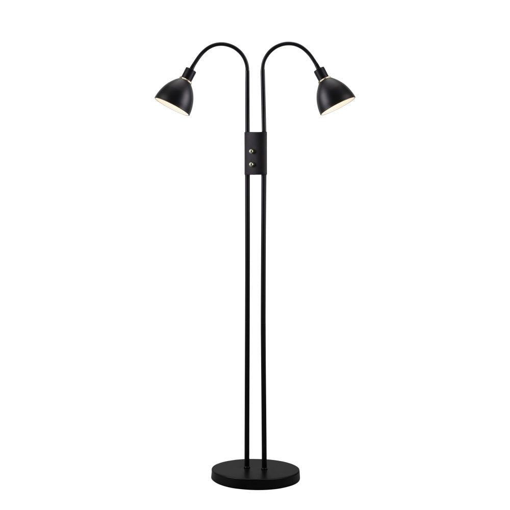 two head split floor lamp